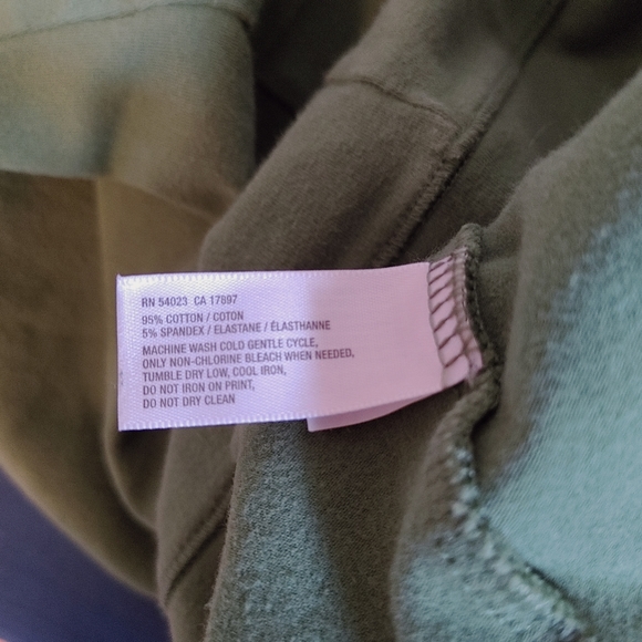 Gap Body Green Half Zip Cotton Hoodie (Size S) - Picture 5 of 11